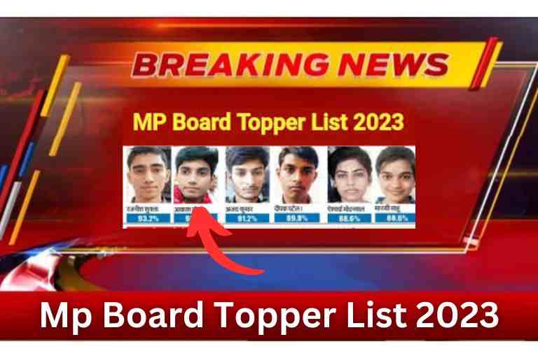 Mp Board Topper List 2023 Download Pdf